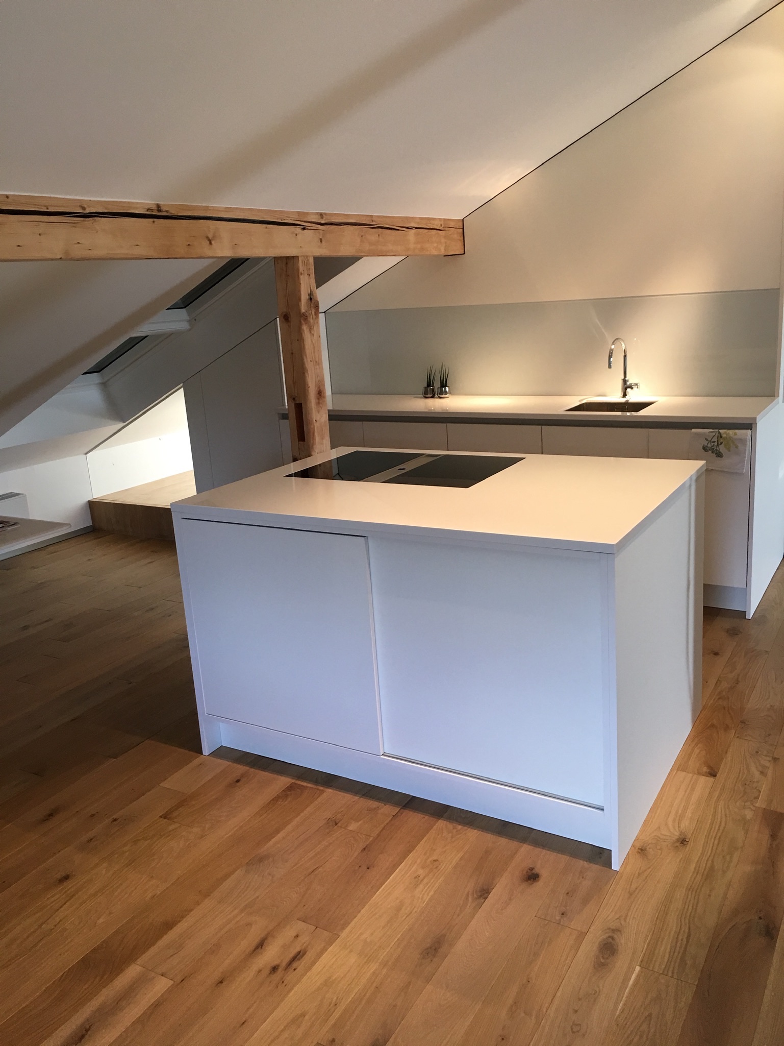 Kücheninsel in Altbauwohnung
